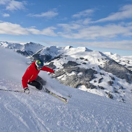 skifahren im Skigebiet Saalbach Hinterglemm
