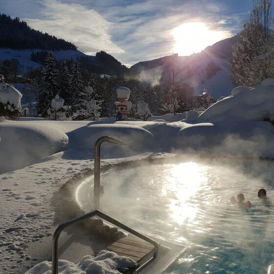 father son holiday with heated pool