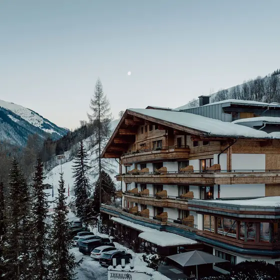 Gartenhotel Theresia im Winter