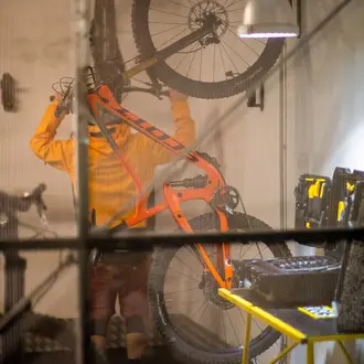 mountainbike garage hotel Theresia