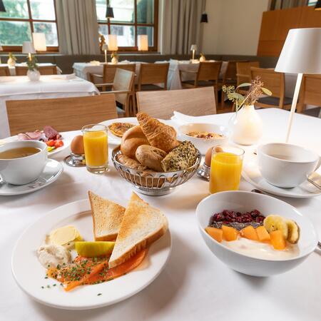 ausgewogenes Frühstück Urlaub Salzburg