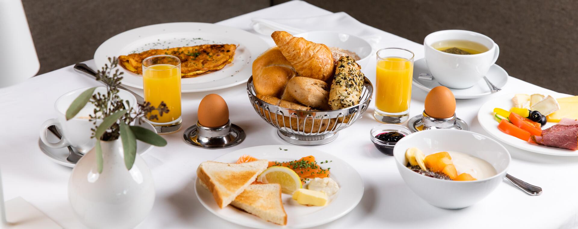 Frühstück im Hotel Theresia