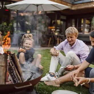 barbecue en vacances à Saalbach
