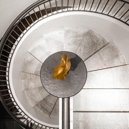 spiral staircase hotel Theresia Salzburger Land