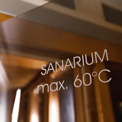 Sanarium à l'hôtel wellness Theresia